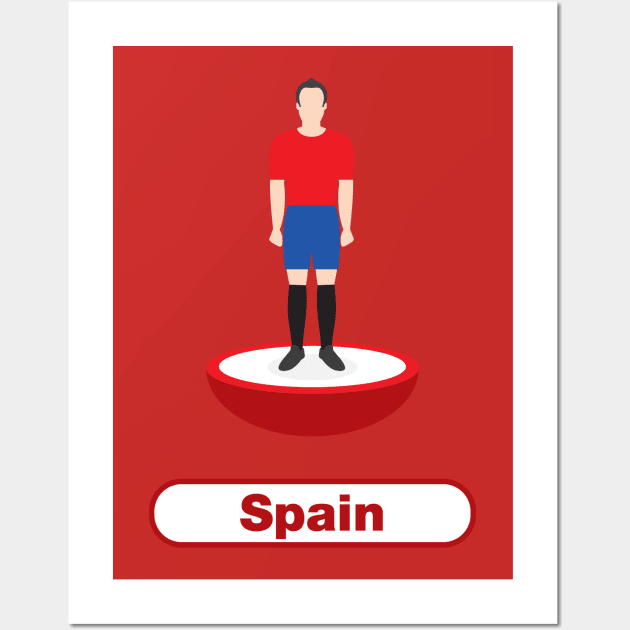 Spain Football Wall Art by StarIconsFooty